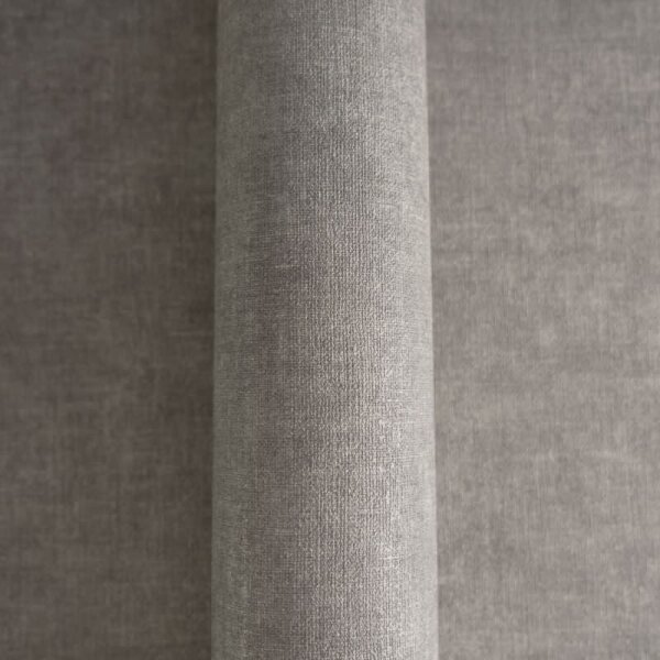Uni-Tapete Stoffoptik Anthrazit Dunkle hochwertige moderne Vliestapete (395661)