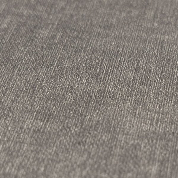 Uni-Tapete Stoffoptik Anthrazit Dunkle hochwertige moderne Vliestapete (395661)
