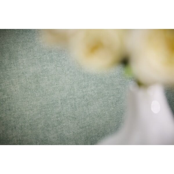 Vliestapete Stoffoptik Salbeigrün strukturierte moderne Uni-Tapete (395665)