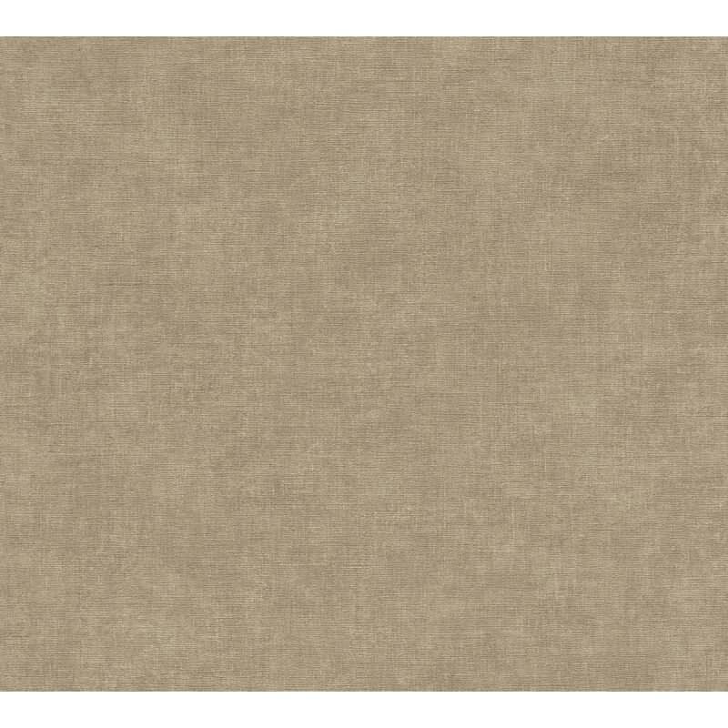 Stoffoptik Tapete Braun moderne Uni-Vliestapete mit Struktur (395666)