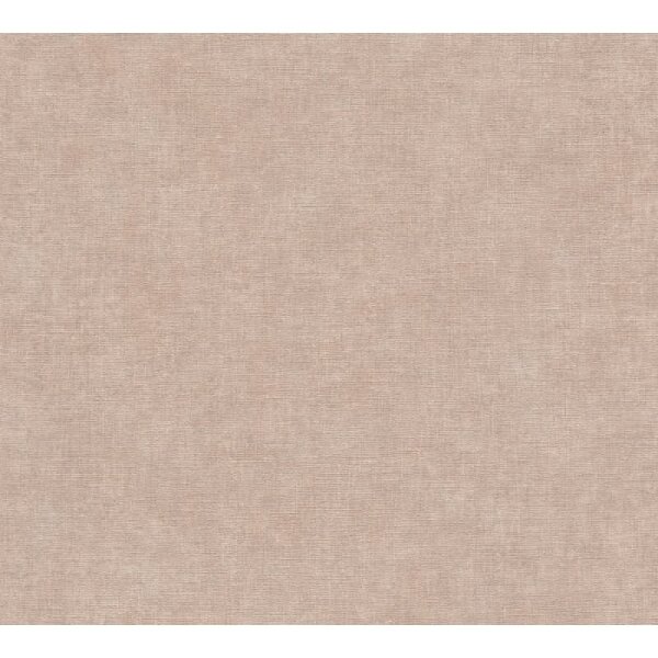 Tapete Stoffoptik Rosa Vliestapete strukturiert modern (395667)