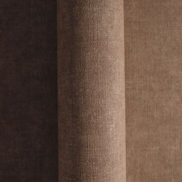 Vliestapete Leinenoptik Terrakotta moderne Uni-Tapete Stoffoptik (395668)