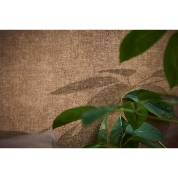 Vliestapete Leinenoptik Terrakotta moderne Uni-Tapete Stoffoptik (395668)