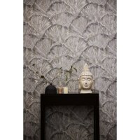 3D Tapete Beige Grau Tapete in F&auml;cheroptik...