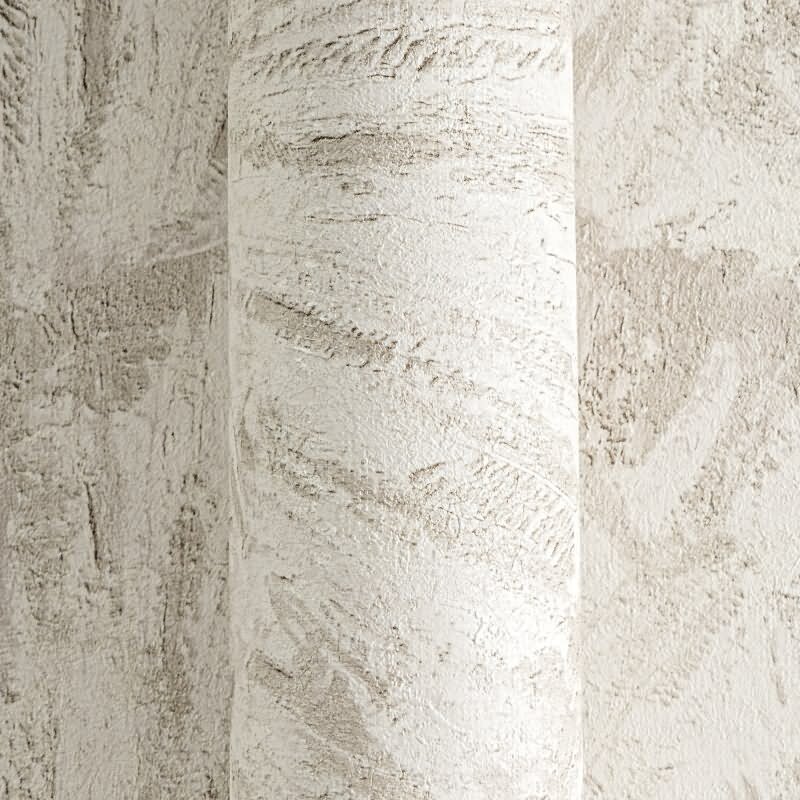 Struktur-Tapete in 3D Fächeroptik Creme Beige Vliestapete (781982)