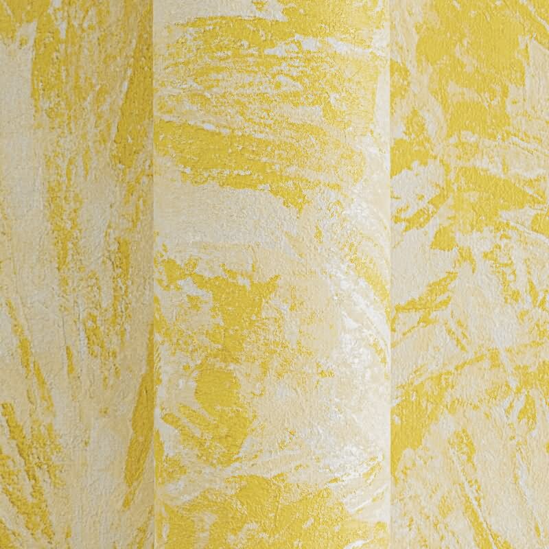 3D-Tapete mit Fächermuster Gelb Beige Struktur-Vliestapete (781984)