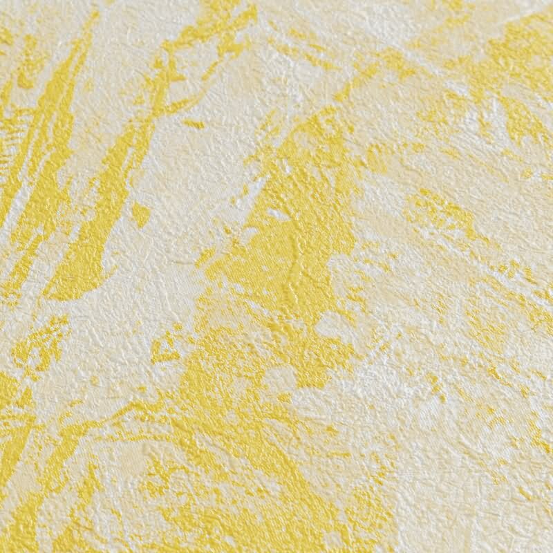 3D-Tapete mit Fächermuster Gelb Beige Struktur-Vliestapete (781984)