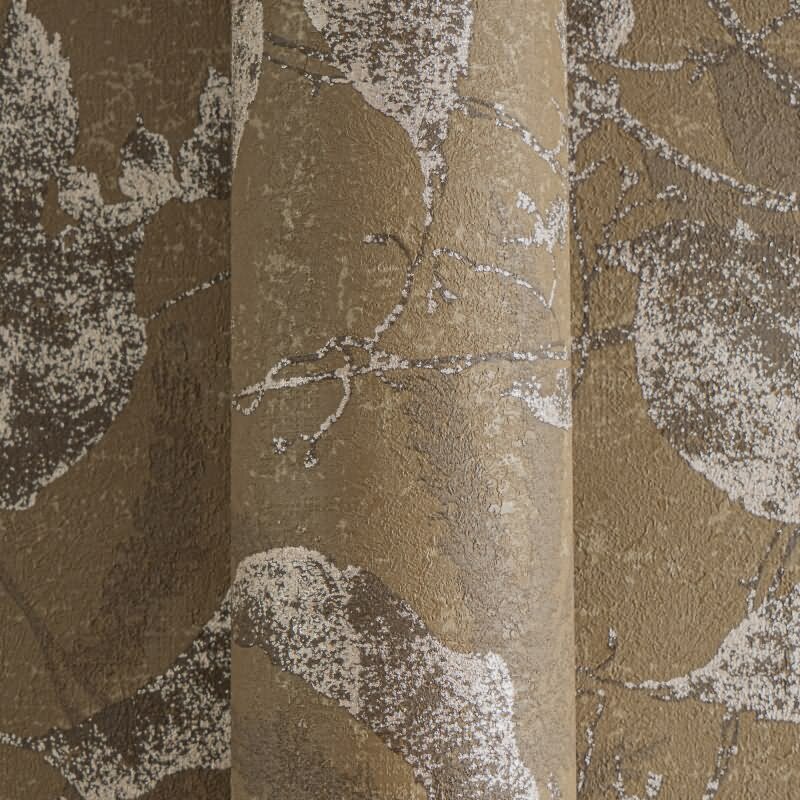 Tapete Dschungel Braun Metallic Naturmuster in Vintage Optik Vliestapete (782034)