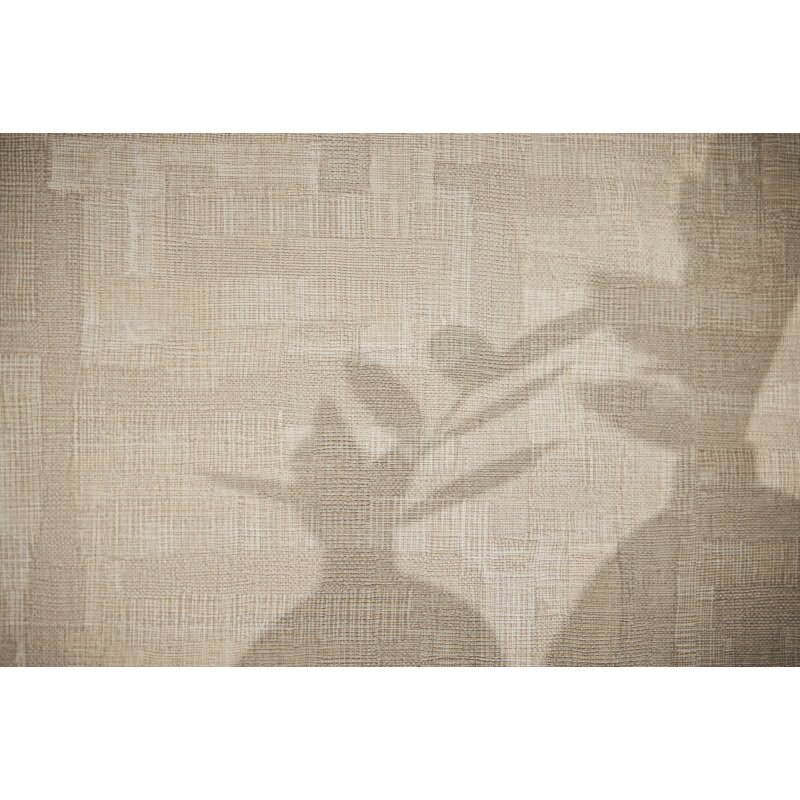 Muster Strukturtapete mit Teppich-Leinenoptik Beige Creme Vliestapete (782041)