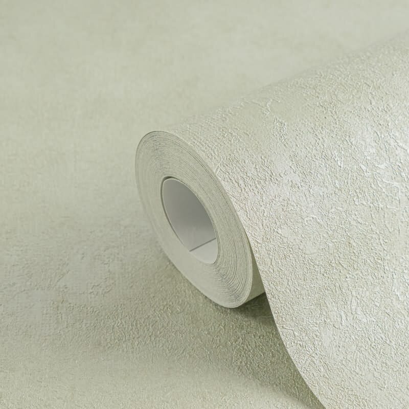 Tapete in Putzoptik Hellgrün Einfarbige Uni Vliestapete (782271)