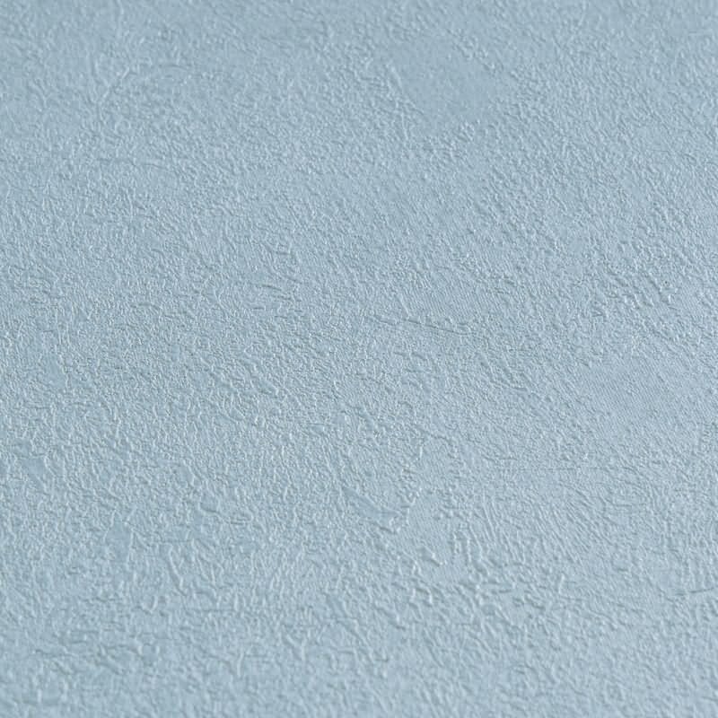 Unitapete in Putzoptik Blau Einfarbige Vlies-Tapete (782272)