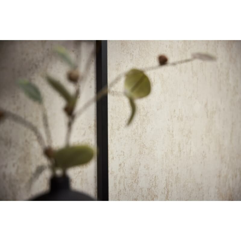 Vliestapete in Betonoptik Creme Beige Strukturtapete Putzoptik Metallic (786291)