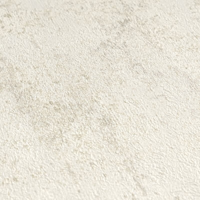 Vliestapete in Betonoptik Creme Beige Strukturtapete Putzoptik Metallic (786291)