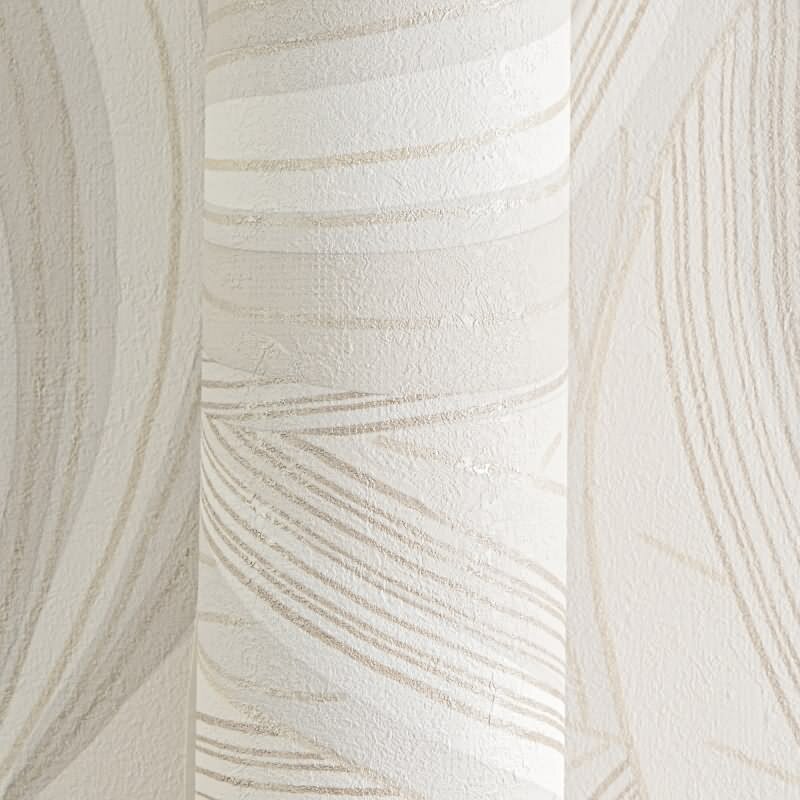 Blätter Tapete Creme Beige Vliestapete Dschungel modern Metallic (786554)