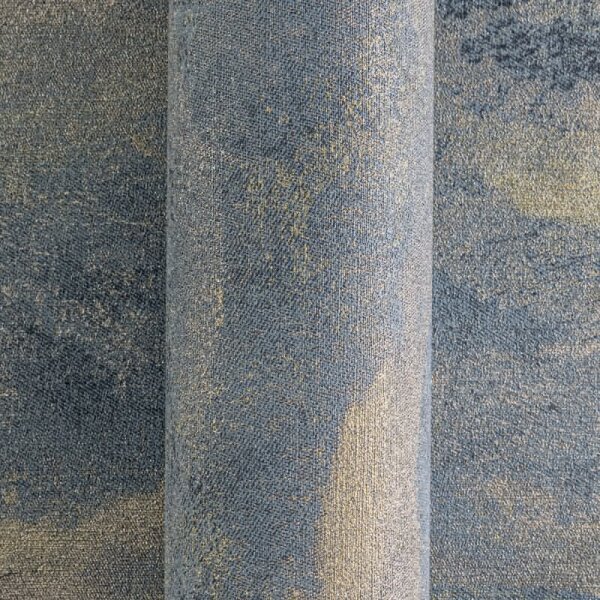 Muster-Tapete Dunkelblau Gold Metallic hochwertige moderne Vliestapete (786561)