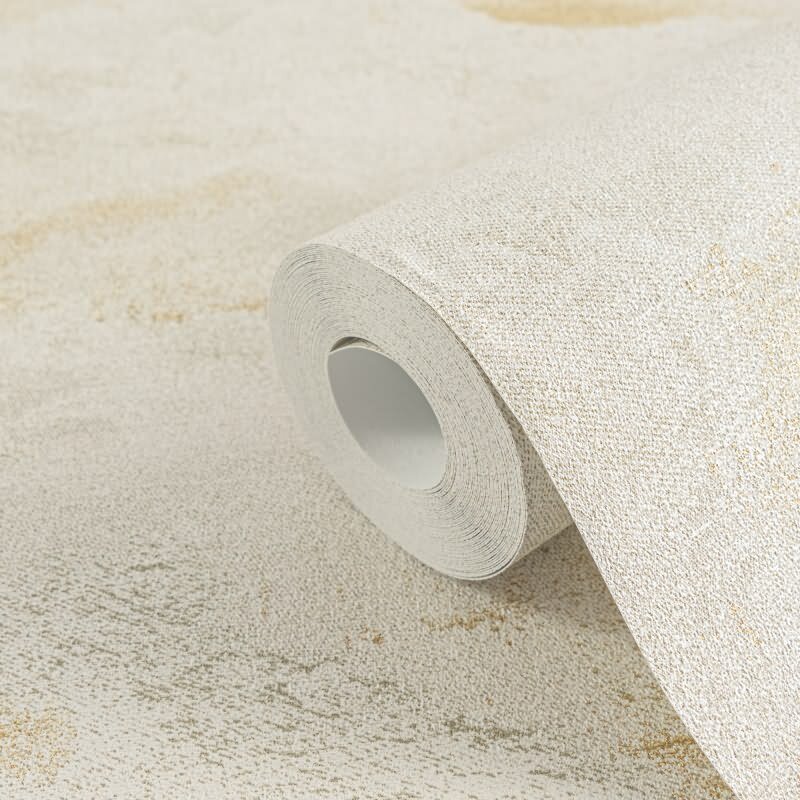 Mustertapete Creme Beige Gold Metallic hochwertige Luxus Vliestapete (786563)