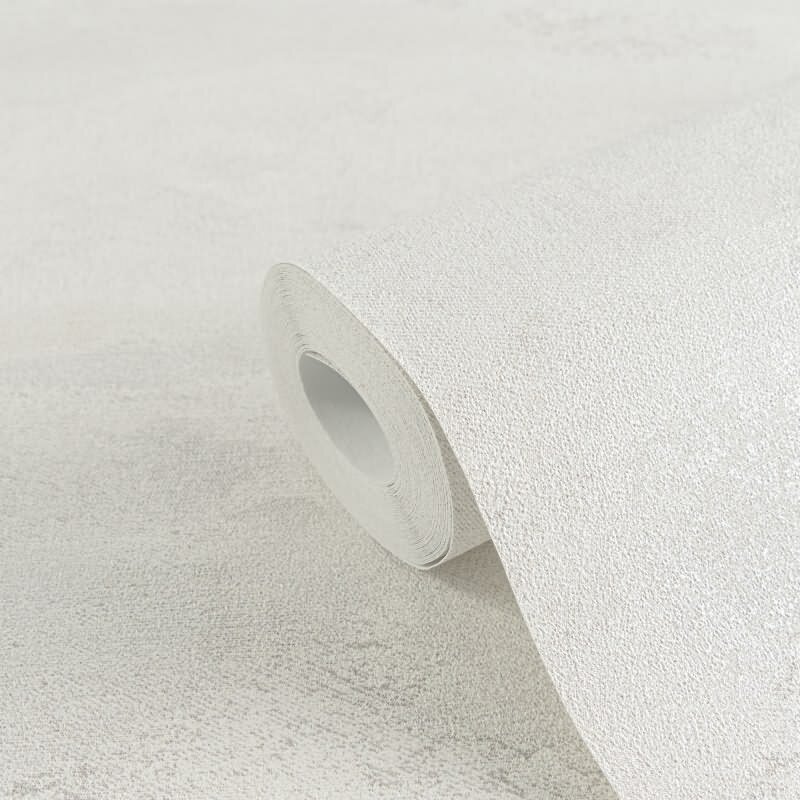 Mustertapete Weiß Grau Metallic moderne Vliestapete (786566)