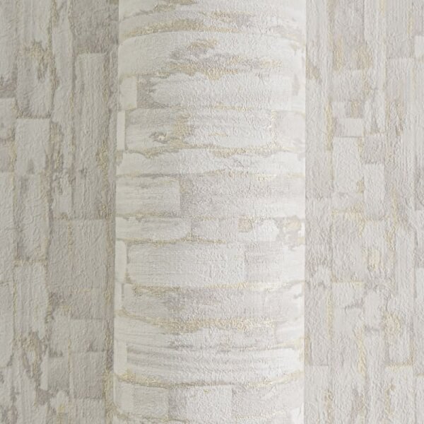 Tapete Grau Gold Metallic hochwertige Vintage Muster Vliestapete (786662)