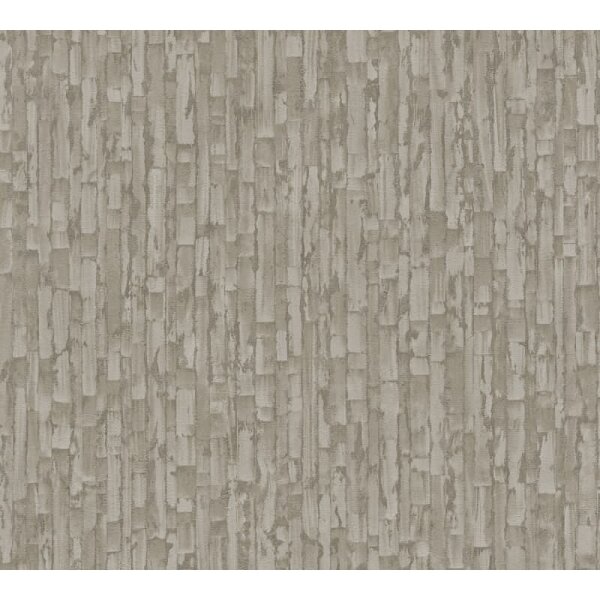 Mustertapete mit 3D Effekt Braun Grau Metallic Vliestapete modern (786663)