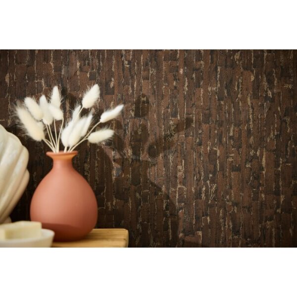 Vliestapete Braun Metallic hochwertige Schlafzimmer Design-Tapete (786666)