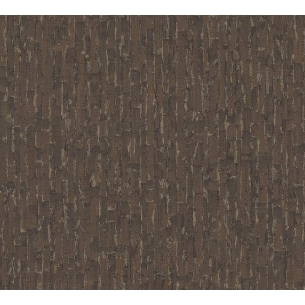 Vliestapete Braun Metallic hochwertige Schlafzimmer Design-Tapete (786666)