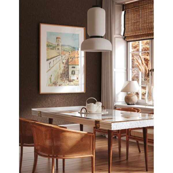 Vliestapete Braun Metallic hochwertige Schlafzimmer Design-Tapete (786666)