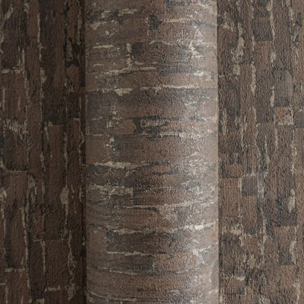 Vliestapete Braun Metallic hochwertige Schlafzimmer Design-Tapete (786666)