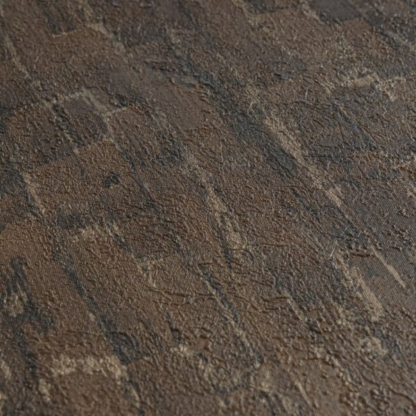 Vliestapete Braun Metallic hochwertige Schlafzimmer Design-Tapete (786666)