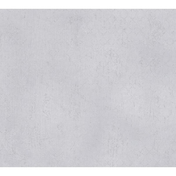 Luxus Ornament Barock Tapete Hellgrau Silber Metallic Vliestapete (786721)