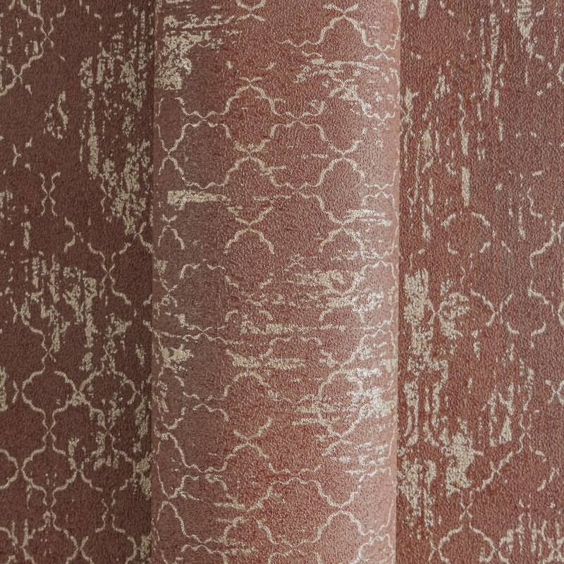 Barock Tapete Rot Gold Metallic Vliestapete mit Ornamenten in Vintage Look (786723)