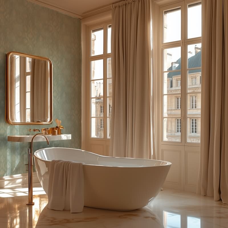 Ornament-Tapete Barock Mintgrün Gold Metallic Glänzende Vliestapete (786725)