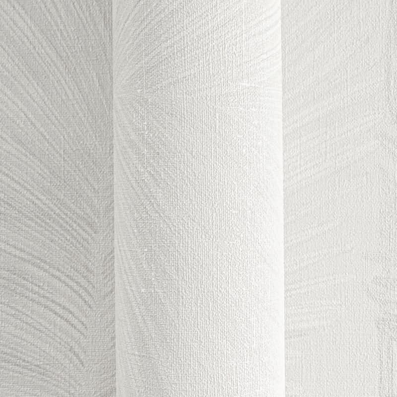 Dschungel Tapete Weiß Hellgrau Dezentes tropisches Muster Vliestapete Palmblatt (786733)