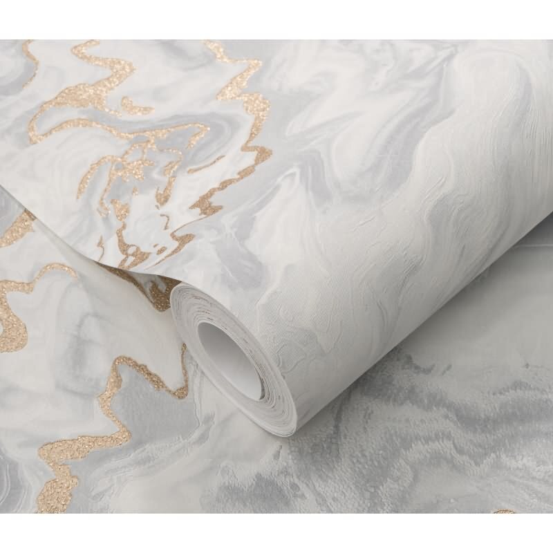 Tapete Grau, Silber ELLE Decoration Vliestapete (1044731)