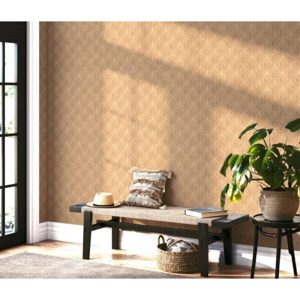 Tapete Gold, Kupfer ELLE Decoration Vliestapete (1045130)