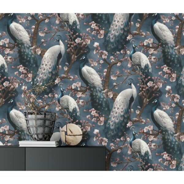 Tapete Blau Erismann Vliestapete (1041408)