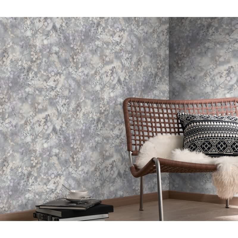 Tapete Grau, Silber Erismann Vliestapete (1041531)