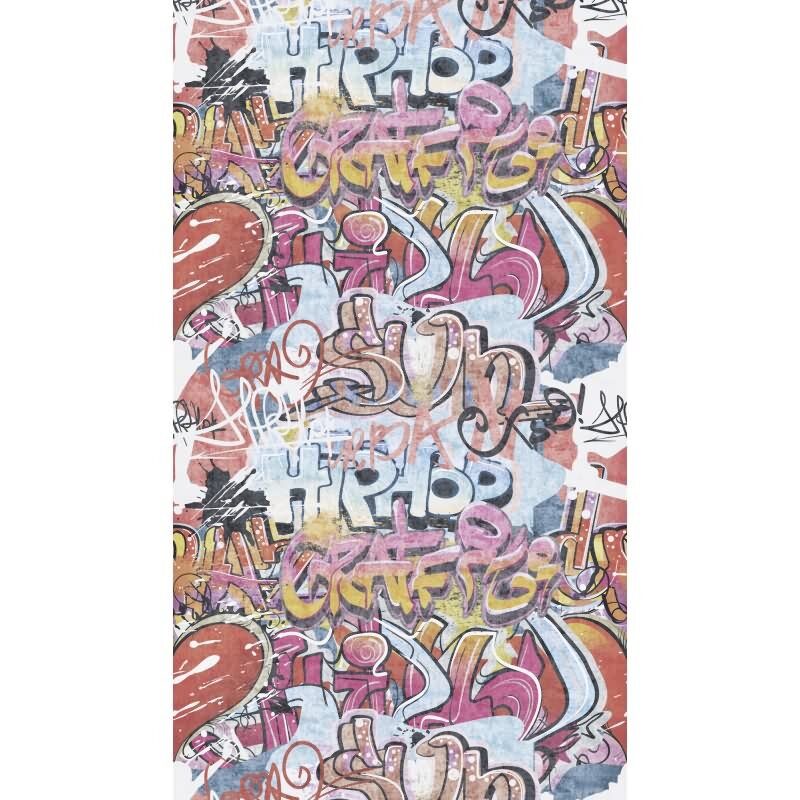 Fototapete Graffiti HipHop Streetart Bunt Jugendzimmer Vlies-Tapete (770631)