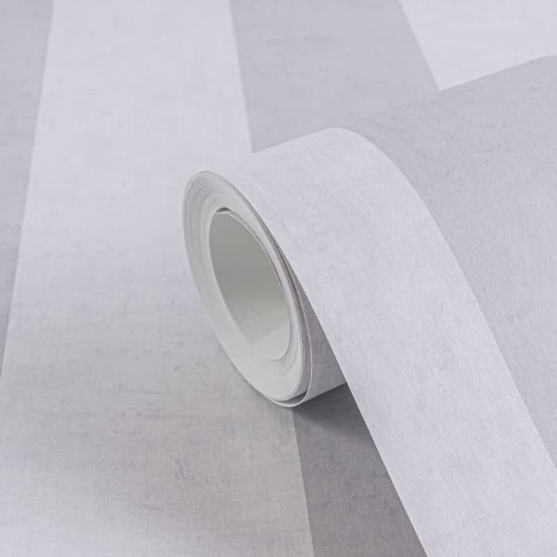 Streifentapete Grau Klassisches Streifenmuster Vliestapete für Kinderzimmer Jungen (770783)