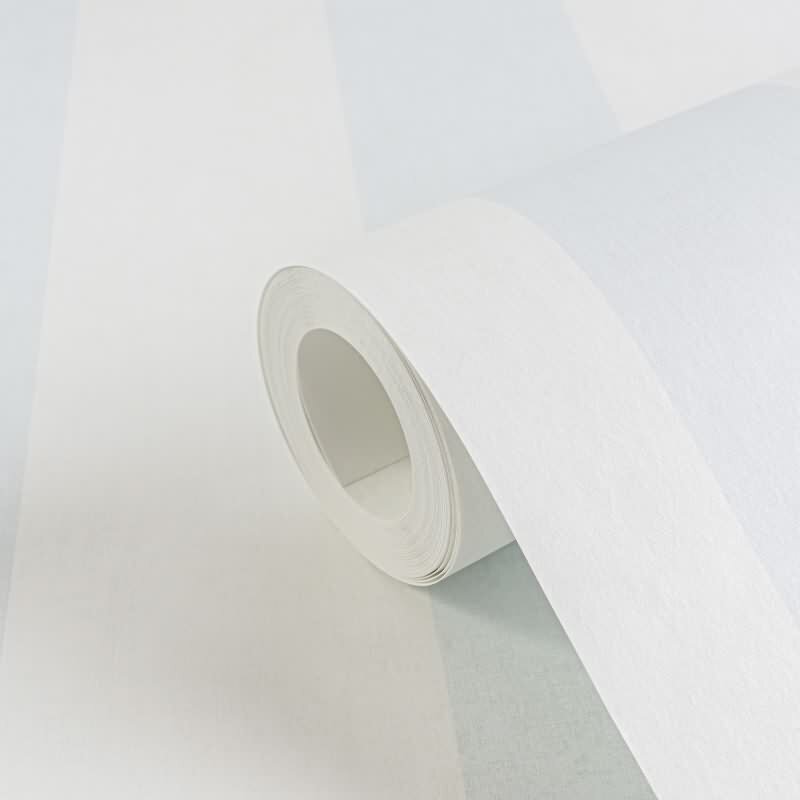 Streifentapete Hellblau Weiß Vliestapete gestreift für Jungen Kinderzimmer (770784)