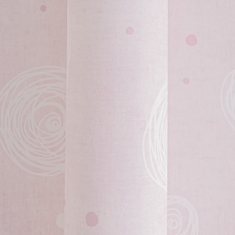 Kreis-Mustertapete Kinderzimmer Rosa Weiß Vliestapete verspielt modern Kindertapete Mädchen (771392)