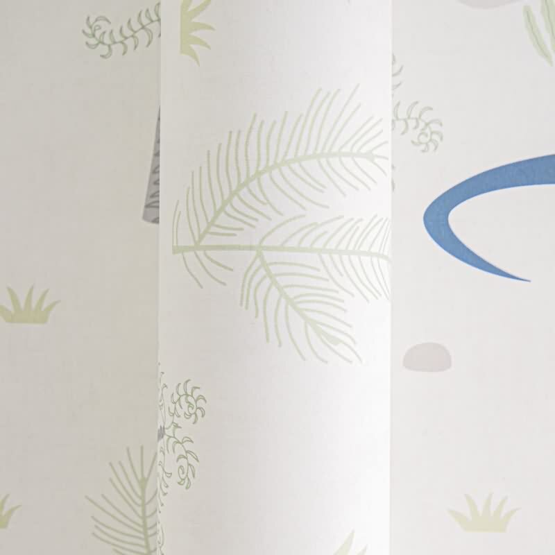 Dino Tapete Kinderzimmer Jungen Tapete Bunt Beige Grün Blau Vliestapete mit Vulkan und Dinosauriern (771401)