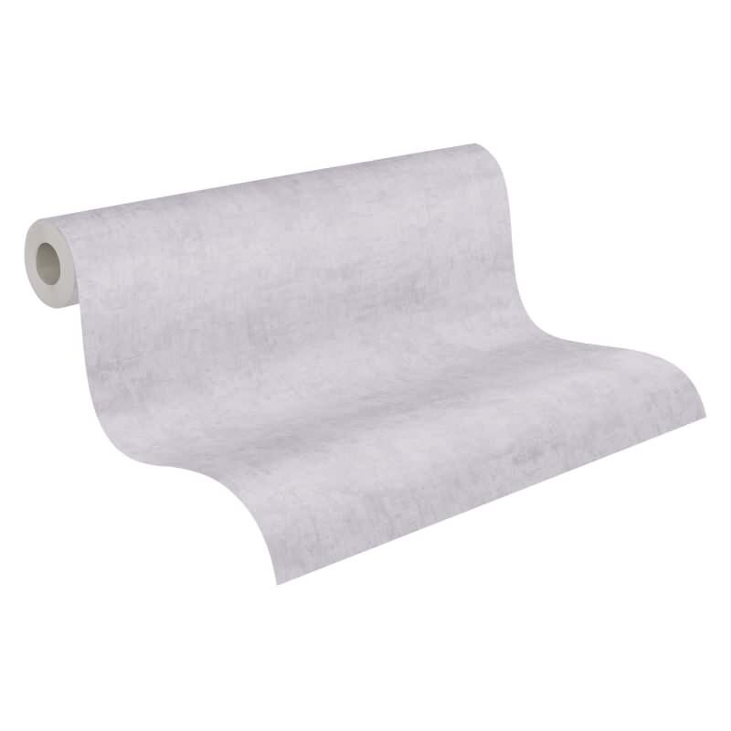 Vliestapete Hellgrau Kinderzimmer Einfarbige Tapete modern Kindertapete (771783)