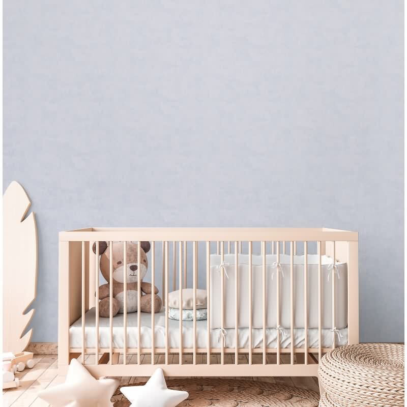 Tapete Grau Kinderzimmer Jungen Einfarbige Vliestapete Jungenzimmer matt (771786)