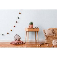 Unitapete Jungenzimmer Wei&szlig; Blau Einfarbige Tapete...