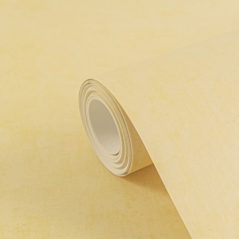 Kinderzimmer Tapete Senfgelb Einfarbige Unitapete Vliestapete matt (771791)