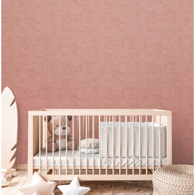 Tapete Kinderzimmer Jungen Rot Einfarbige Unitapete Vliestapete modern (771795)