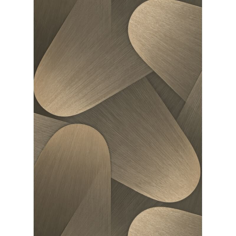 Tapete Gold, Kupfer, Erismann Vliestapete (1042315)
