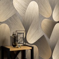 Tapete Gold, Kupfer, Erismann Vliestapete (1042315)