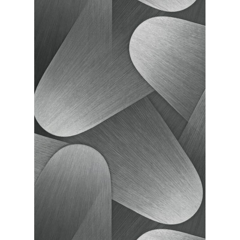 Tapete Grau, Silber, Erismann Vliestapete (1042329)