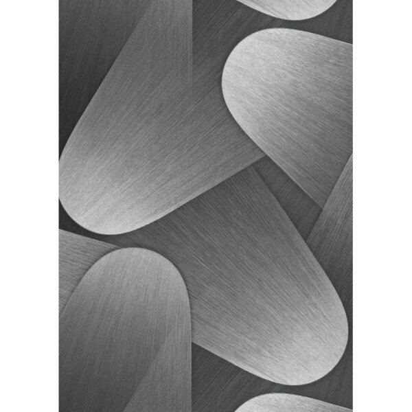 Tapete Grau, Silber, Erismann Vliestapete (1042329)